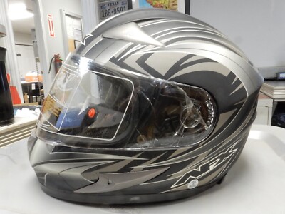 NOS AFX FX90 Flat Black Full Face Motorcycle Helmet Size XXL 63-64cm 0101-3372 | eBay NOS AFX FX90 Flat Black Full Face Motorcycle Helmet Size XXL 63-64cm 0101-3372 | eBay