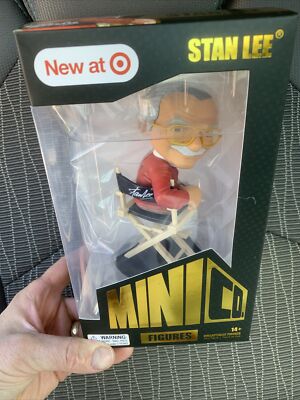 Iron Studios Marvel Stan Lee Minico Target Excl Red Sweater, RARE HARD TO FIND