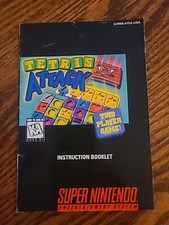 Tetris Attack Super Nintendo SNES, 1996 Instruction Booklet Manual ONLY