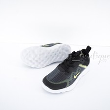No Box Nike CD6905-004 Lucent Toddler Shoes Sneaker Black Volt Platinum Size 5C