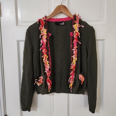 Vintage and Rare Love Moschino Knit Cardigan Sweater | eBay 