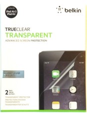 Belkin TrueClear Transparent Screen Protector for iPad Air 2 2 pack F7N262BT