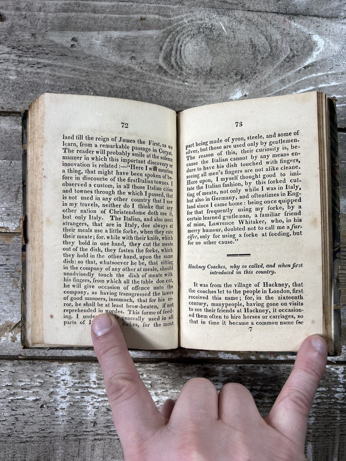 1820 Antique Folklore Book "Curious Antiquities Etymology of Old
