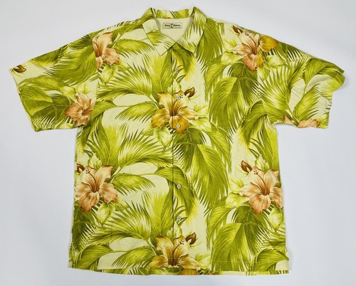 Silk Hawaiian Shirt Size XL 