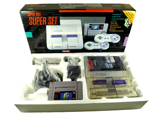 Super Nintendo SNES Vintage Gaming System Console Super Set - Matching Numbers - Picture 2 of 17