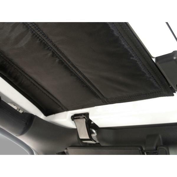 Kit isolation hard top pour Jeep Wrangler JK 07-10 à 4 portes en tissu noir