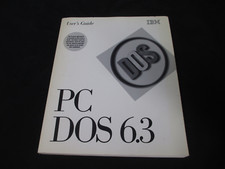 IBM PC DOS 6.3 Paper Back User Guide Second Edition 1994, GC