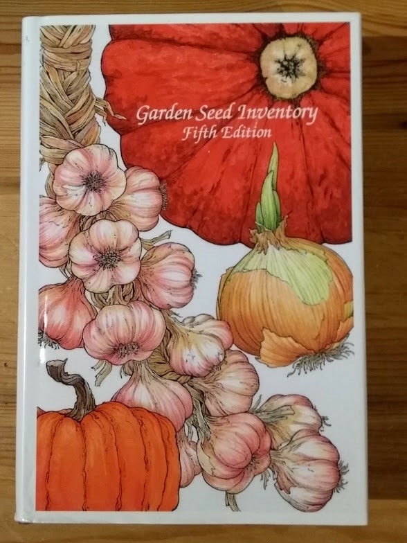 Garden Seed Inventory - Fifth Edition Hardcover
