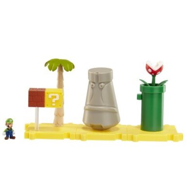 Super Mario Bros U Micro Land Spielset Layer Cake Desert und Luigi