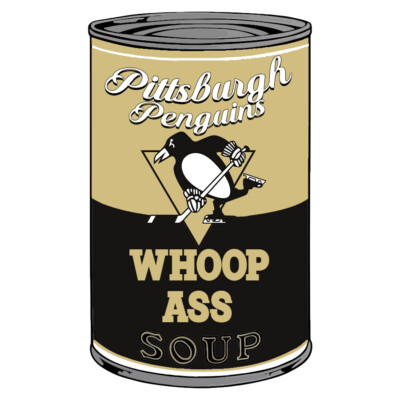 Pittsburgh Penguins Can Of Whoop A** Vinyl Decal / Sticker 10 sizes! Tracking!