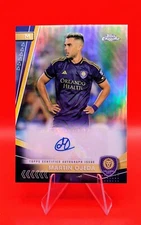 🔥Martin Ojeda Auto-2024 Topps Chrome MLS Chrome Refractor Orlando City SC