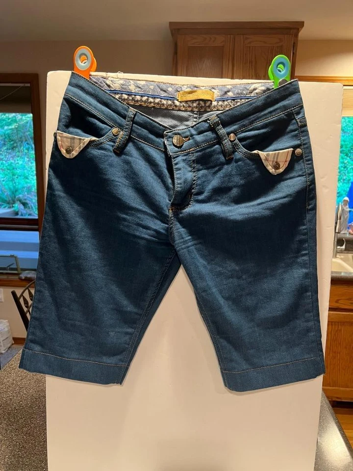 Bermudas de mezclilla Dolce & Gabbana 31" auténticas de EE. UU. USADAS EN EXCELENTE ESTADO