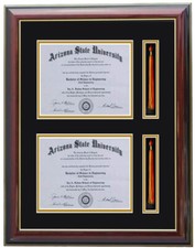 Double diplomas and tassels frame MA/B RC-V 8x6,7x9,8x10,8.5x11,10x13,11x14