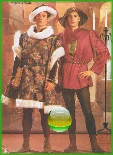 Camisa Túnica Renacimiento Butterick Patrón de Costura 6750 para Hombre Talla XS-L - Imagen 1 de 1
