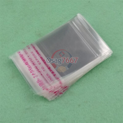 1000PCS 5cm x 7cm Wholesale Lots Self Adhesive Seal Plastic Bags #F20
