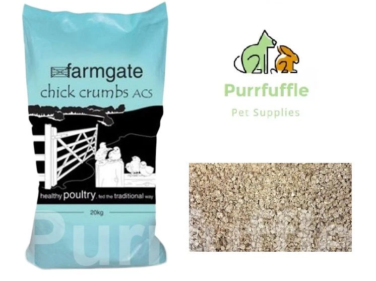 BOCM FARMGATE 20KG FARMGATE CHICK CRUMBS WITH ACS BOCM POULTRY CHICKENS HENS FOOD FEED