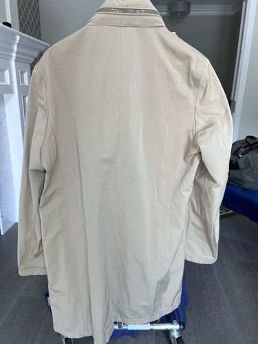 $1,800 MSRP Moncler Trenchcoat Men's Tan with Hood Size 5 - please read - Picture 3 of 20