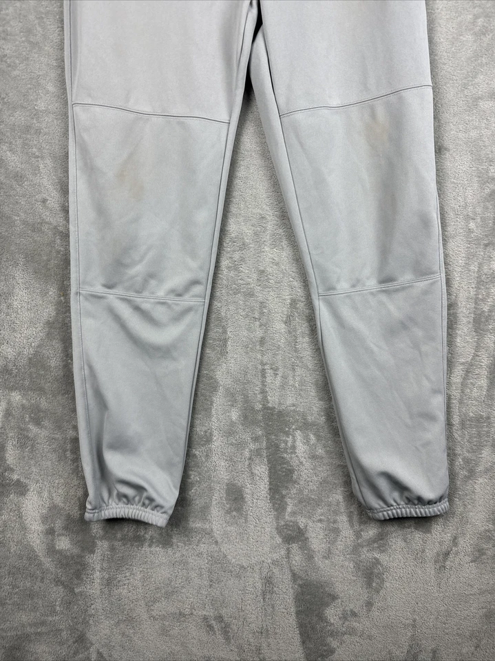 Pantalones de béisbol Under Armour para hombre holgados grises medianos manchas menores Foto 3 de 4