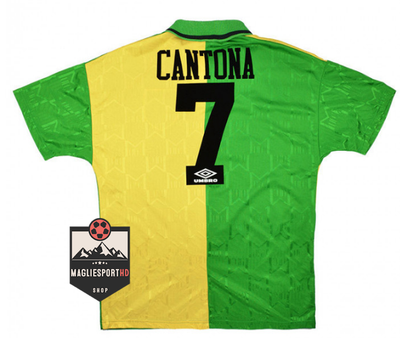 Grid Eric Cantona Manchester United 1992-1994 - Football Vintage Retro Premier | eBay