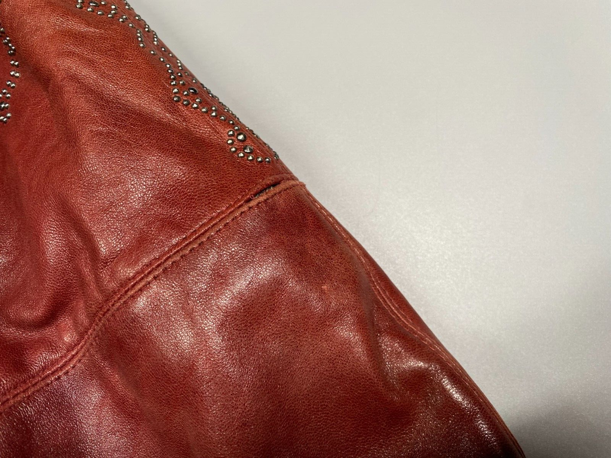 Vintage RARE 80's Gianni Versace Burgundy Studded Jacket Vintage RARE 80's Gianni Versace Burgundy Studded Jacket