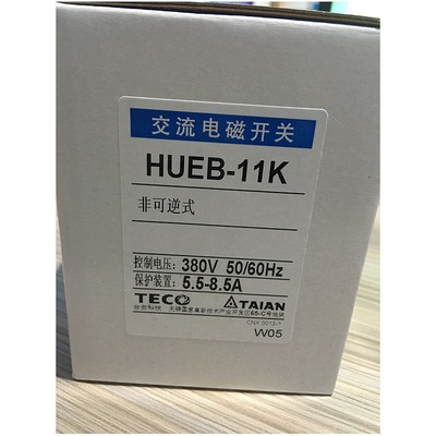 1PC TECO Steuermotor Magnetstarter 380V HUEB-11K 5.5-8.5A *