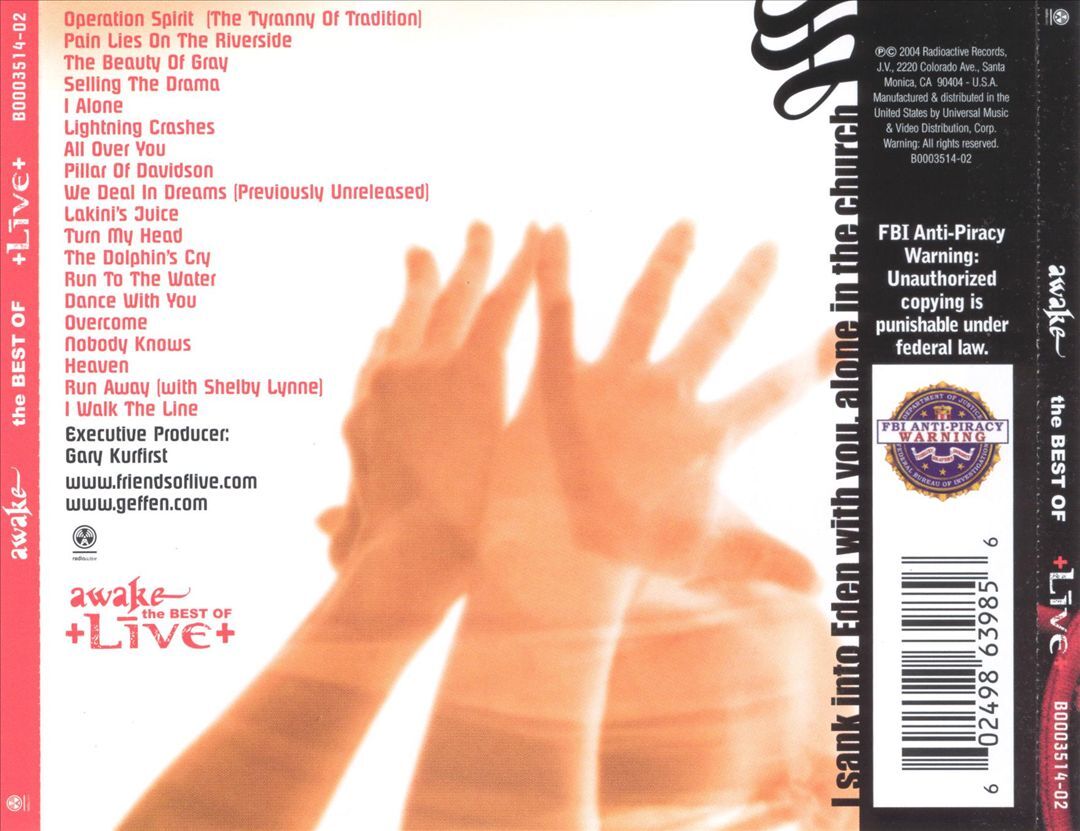 Experience Live Awake with the Best of Live New CD Collection