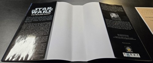 Star Wars: Outbound Flight (2006) SFBC Exclusive SIGNED Timothy Zahn Notarized - Imagen 6 de 13