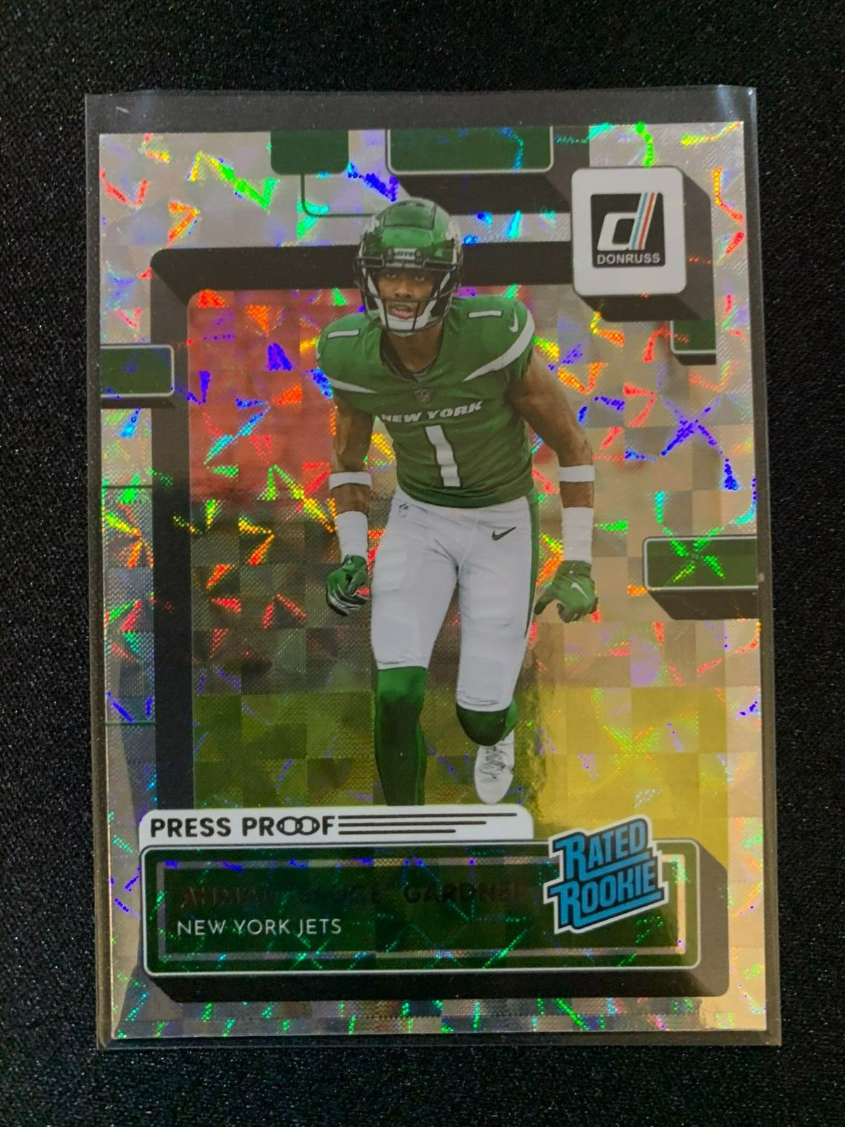 2022 Donruss #328 Ahmad "Sauce" Gardner Hyper Press Proof Rookie RC SP