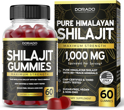 Shilajit Gummies 1000Mg (Pure Himalayan Shilajit Gummies for Men & Women Gold Gr