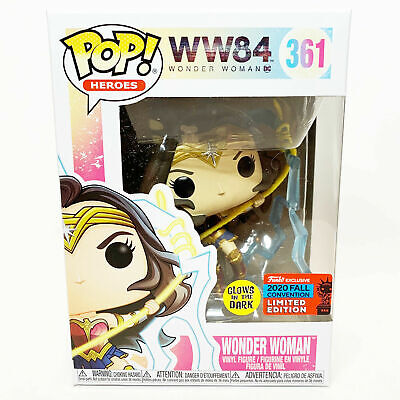 Funko Pop DC WW84 Wonder Woman 361 GITD NYCC 2020 Shared Sticker NEW | eBay