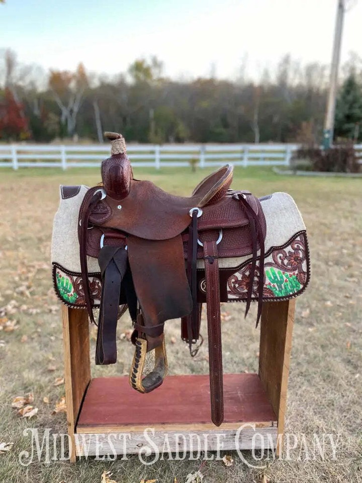 12” SRS Saddlery Youth Western Ranch Roping Saddle | eBay