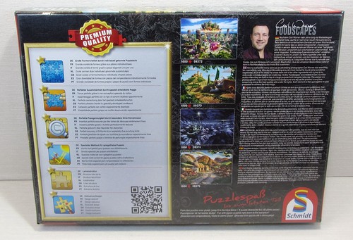 Schmidt Puzzle Paesaggi Alimentari Paesaggio in Toscana Carl Warner 1000 Pezzi NUOVO - Foto 2 di 3