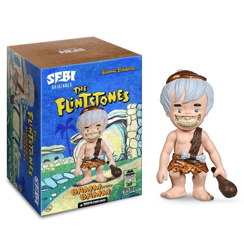 Ron English Hanna-Barbera Flintstones BAMM BAMM SFBI Originals H20CM Figures - Picture 1 of 5