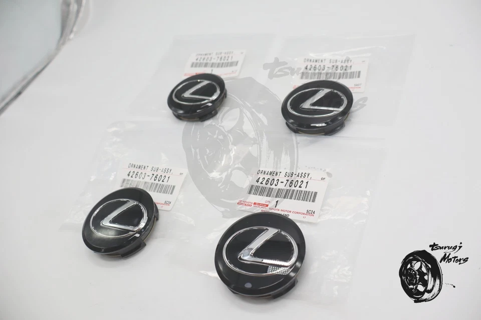 Juego de tapacubos centrales de rueda originales Lexus x 4 CT200h F-Sport 2011-2016 42603-76021 x 4 Foto 4 de 4