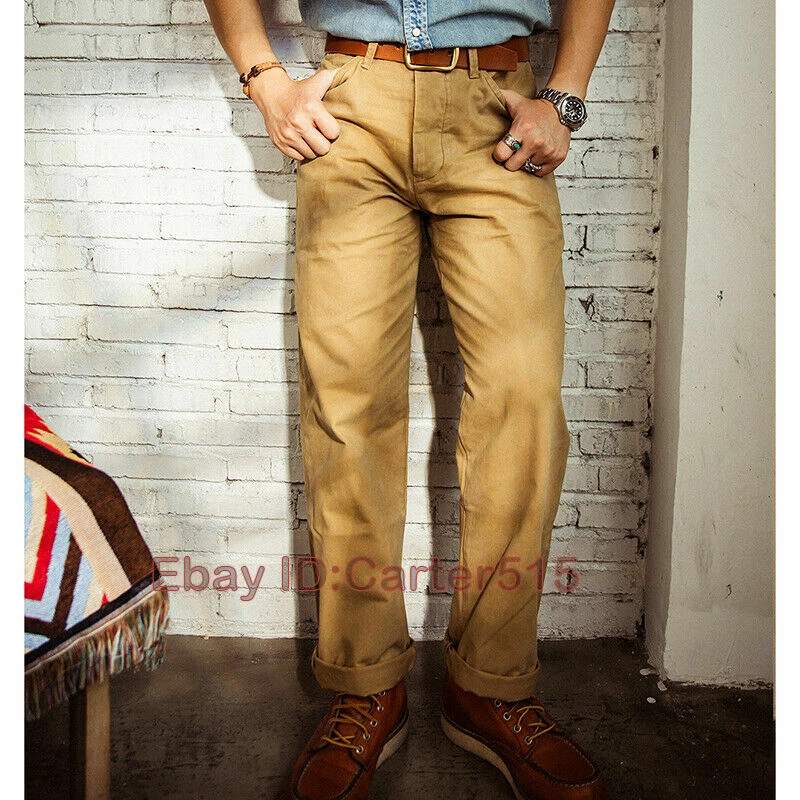 Red Tornado Classic Fit Chino Pant Buckle Back Men's Everyday Casual Trousers