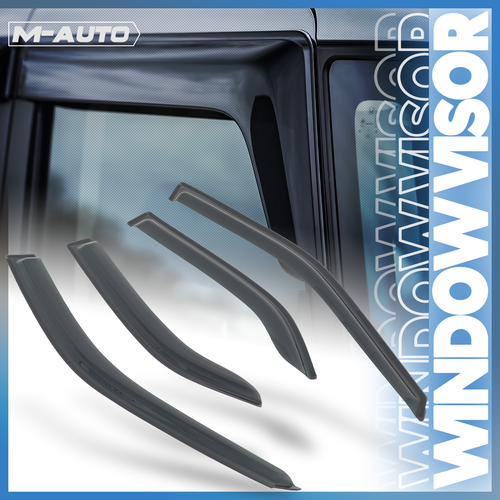 EGR Window Visors Wind Deflectors In-Channel Dark Smoke For 22-24 Ford Maverick - Foto 4