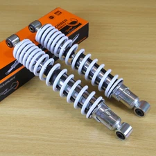 Part Front Shocks Absorber White Spring For Yamaha Banshee YFZ 350 1987-2006 ATV