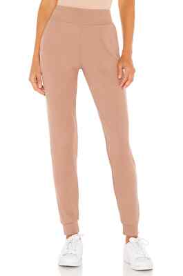 COMMANDO Luxus Rib Jogger Lounge Pants Hose Mushroom XS UK 6-8 US 2-4 Neu mit Etikett