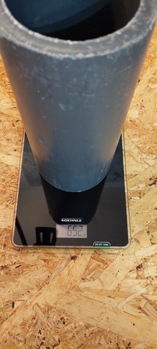 Kunststoffrohr Abstandshalter Abstandsrohr extrem stabil L: 20cm DU: 10cm S 12mm - Bild 4 von 5