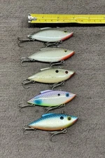 (5) Bill Lewis 1/2oz Rat L Trap Lipless Crankbait Fishing Lures Lot Of 5