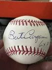 Bert Campaneris Autographed MLB Baseball Ball with Inscription Tristar Certified