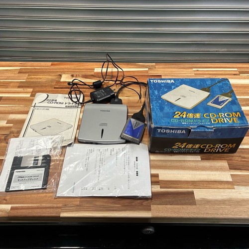 OEM TOSHIBA LIBRETTO SERIES L1 ~ L5 CD ROM DRIVE w/ CABLE PCMCIA PA2673UJ * RARE - 第 1/10 張圖片