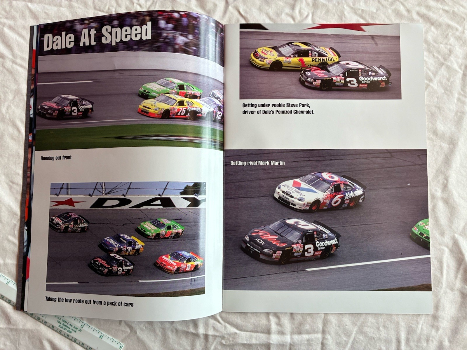 RARE EARNHARDTS’ WINS AT DAYTONA: AUTOGRAPHED DALE SR. BOOK & DALE JR. WIN PHOTO view 15