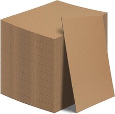 9x12 Browm Corrugated Cardboard Sheets, Flat Card Boards Inserts for Crafts, ...