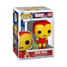 Funko Pop! Marvel: Holiday - Iron Man with Bag - Figura de Vin (Importación USA)