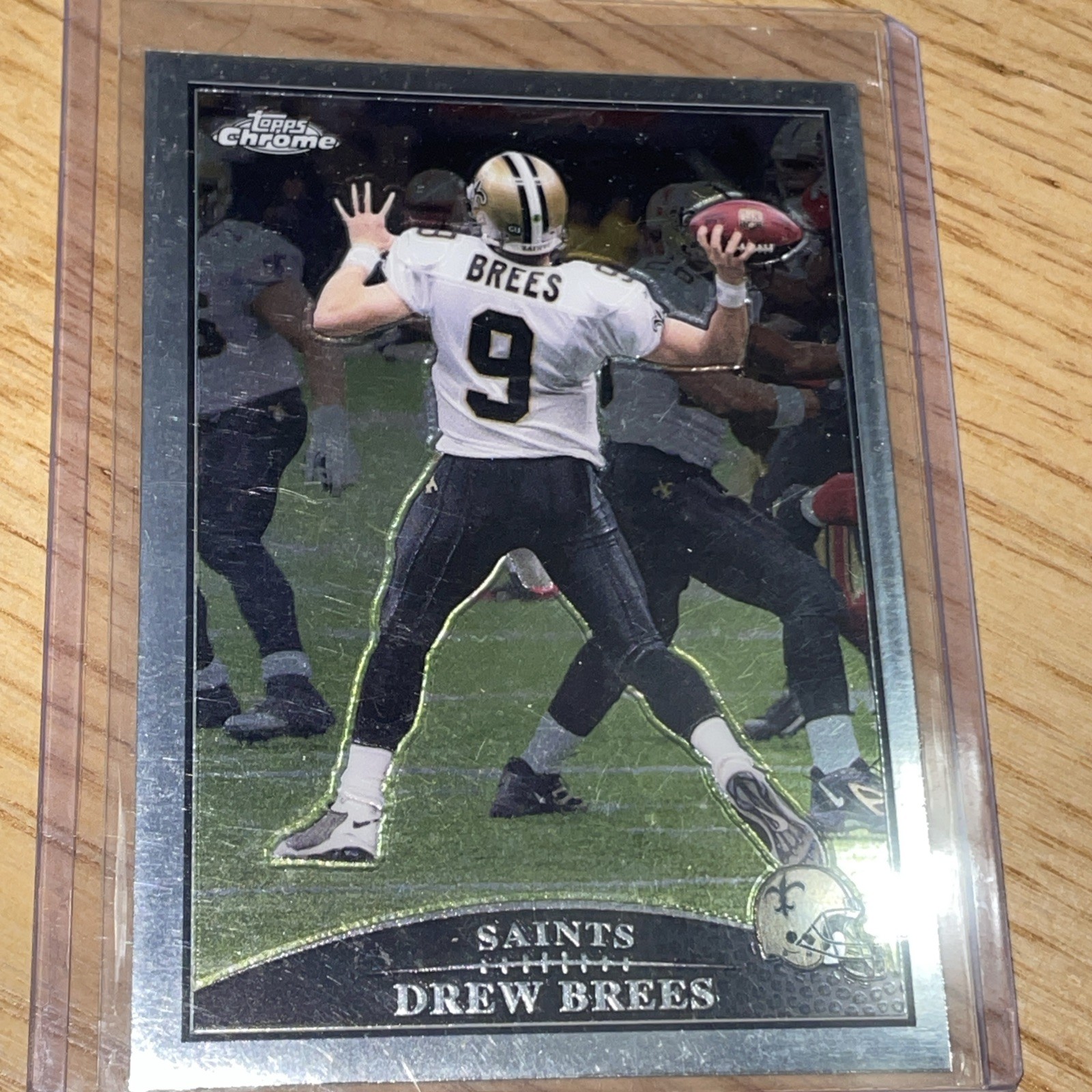 2009 Topps Chrome - Drew Brees base card