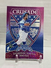 2018 Panini Chronicles - Crusade Dominic Smith #20 Purple Mojo Prizm /99 (RC)