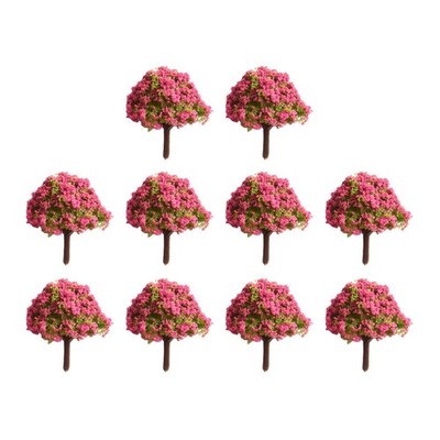 Verbessern Sie Ihre DIY-Landschaft Landschaft mit exquisiten Miniatur rosa Blumen Bäume