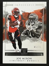Joe Mixon 2018 Panini Impeccable Football Silver /75 #92