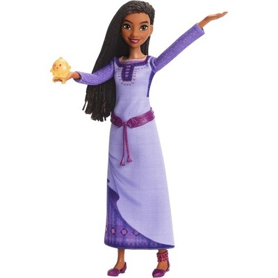 Mattel Disney WISH singende Asha von Rosas Modepuppe und Sternenfigur Spielpuppe